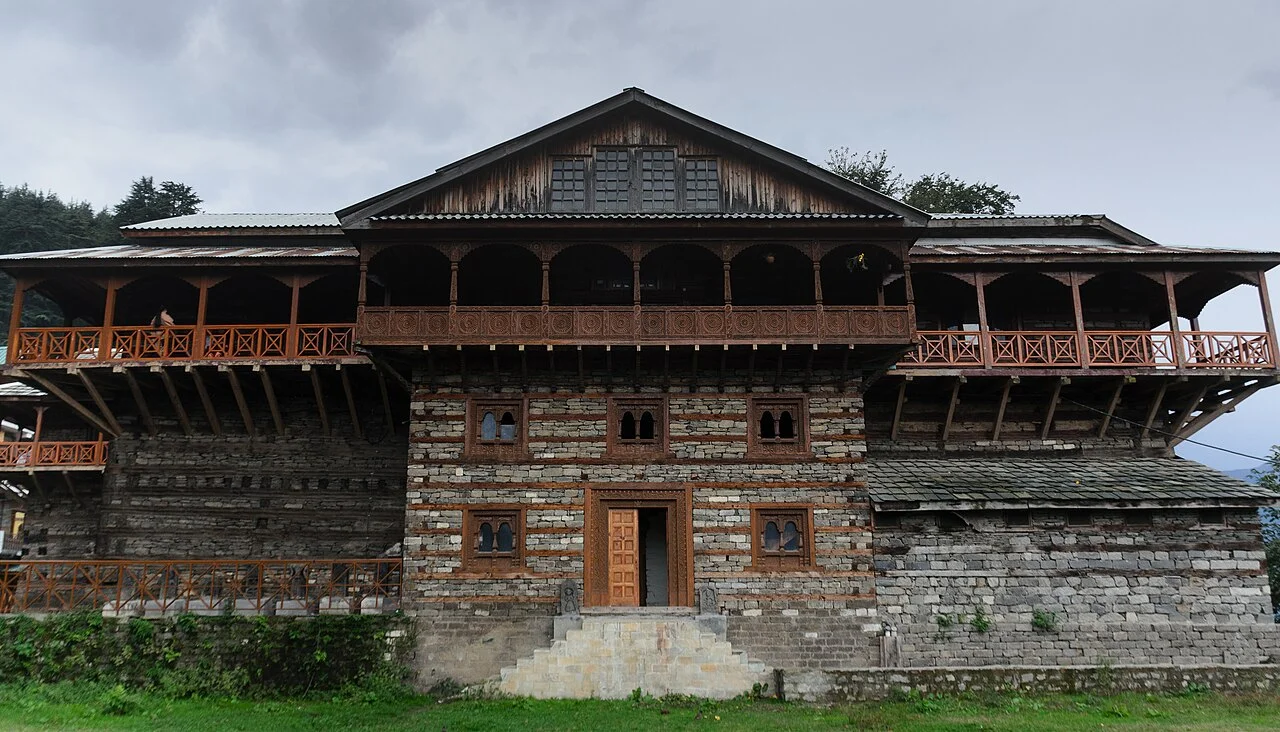 Naggar Castle medieval Kathkuni stone and wood architecture